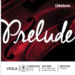 D'Addario Prelude Viola J911 MM Single String A, Single String